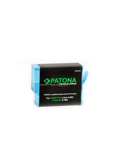Patona Ahdbt-901 Gopro Hero 9 10 11 12 Üçlü Batarya Şarj Seti Çok Renkli