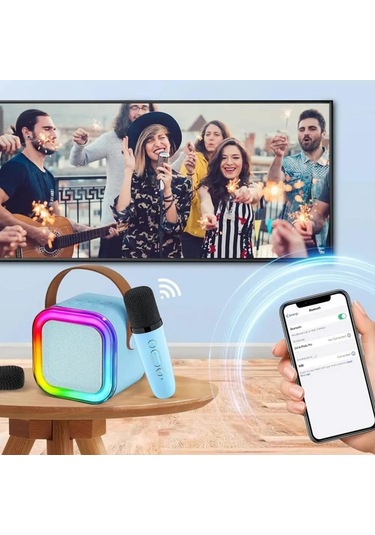 Technow K12 Kablosuz Bluetooth 5.0 Mikrofonlu Hoparlör