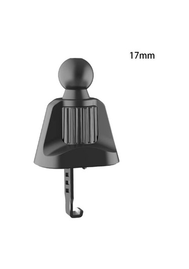 Araba Cep Telefonu Tutucu Havalandırma Uzatma Kancası 360 Derece Dönüş Cep Telefonu Gps Veya Manyetik Tutucu İle Uyumludur, B 17mm