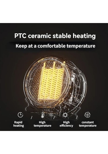 Jialan Jl Isıtıcı Taşınabilir 220 Volt Ac Isıtıcı Seramik Ptc Güvenli Go