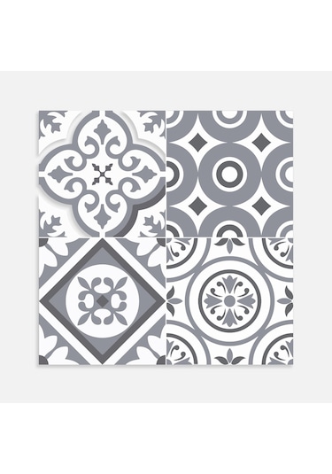 Tink Geometrik 010 Karma Desenli Pvc Karo 30X30 Cm