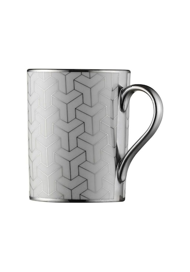 2 'li Kaplama Mug Platin 10951 Gri