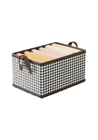 Dancemonkey Cbtx Jjtz 40x27x21cm Katlanır Kumaş Yıkanabilir Saklama Kutusu Pp Levhalı Siyah 140l