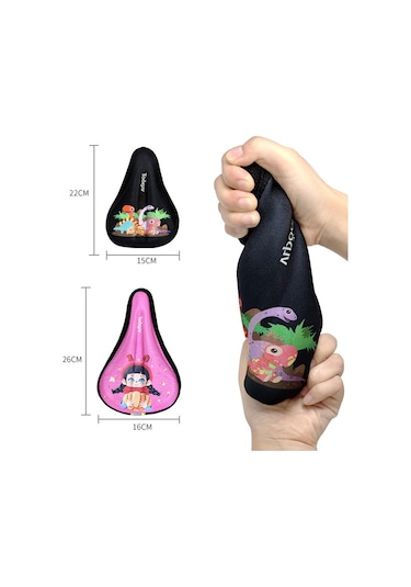 Suntek Çocuk Bisikleti Koltuk Minderi Örtüsü Küçük Siyah-m Siyah