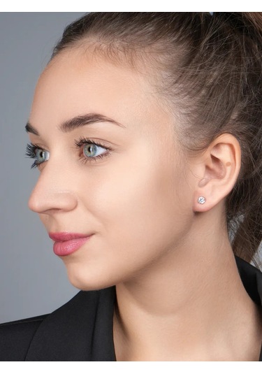 Lucente 925 Ayar Gümüş Küpe Çiviler 272634917 Altın