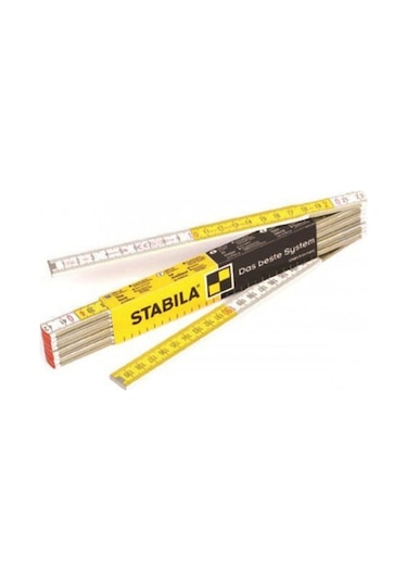 Stabila Ahşap/ağaç Metre Gizli Perçinli