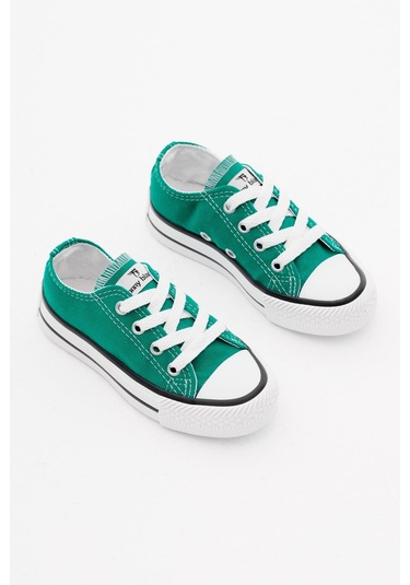 Rahat Kalıp Bağcıklı Çocuk Unisex Yeşil Spor Ayakkabı Tbh1460 Yeşil
