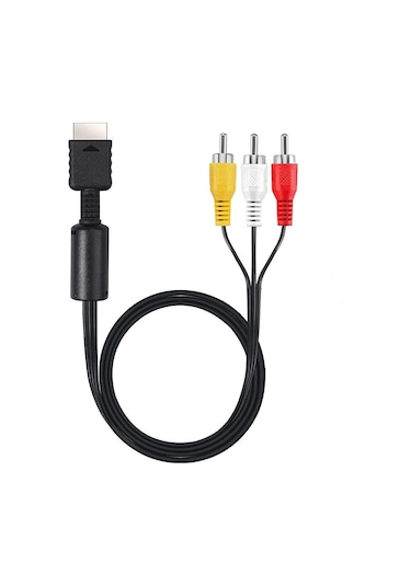 PS2 PS3 AV Kablo  Audio Video AV RCA Tv Kablosu Playstation 1-2-3