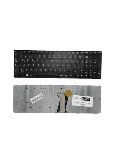 Lenovo İle Uyumlu Ideapad Z580 20135, Z580 2151 Notebook Klavye Siyah Tr