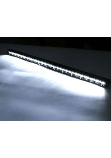 18w 6 Led Tek Sıra Yayıcı Off Road Gündüz Farı Lambası Projektör