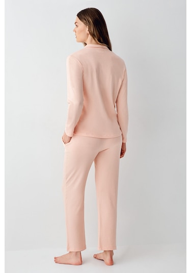 Pierre Cardin Kadın Turuncu Gömlek Pijama Turuncu