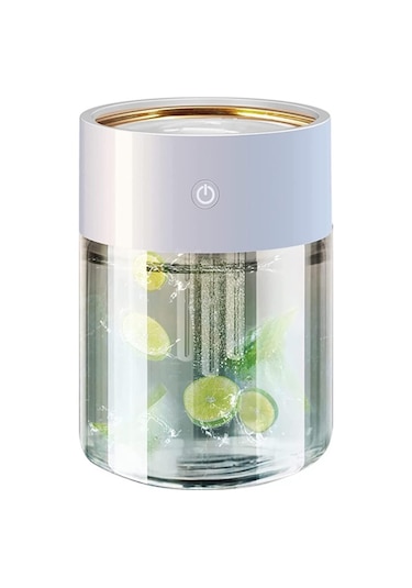 Ezere Led Işıklı 3 Üfleme Kanallı 2L Su Kapasiteli Hava Nemlendirici