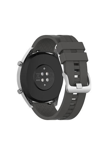 Huawei Watch Gt 2E Kordon 22 Mm Kayış Klasik Silikon Strap K23