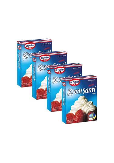Dr.oetker Krem Şanti 4 x 144 G