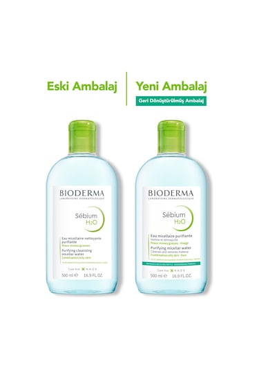 Bioderma Sebium H2O Yüz ve Makyaj Temizleme Suyu 500 ML