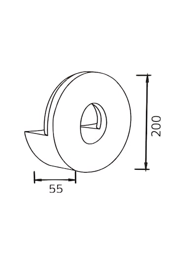 Horoz 076-099-0010 Donut-10 Dış Mekan Led Aplik 10w 3000k Gün Işığı