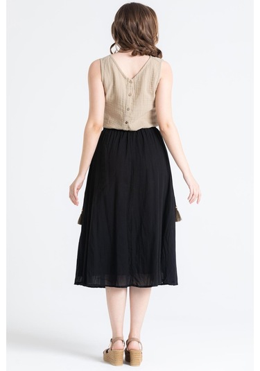 Nil Vual Midi Boy Etek Siyah Syh-siyah Siyah