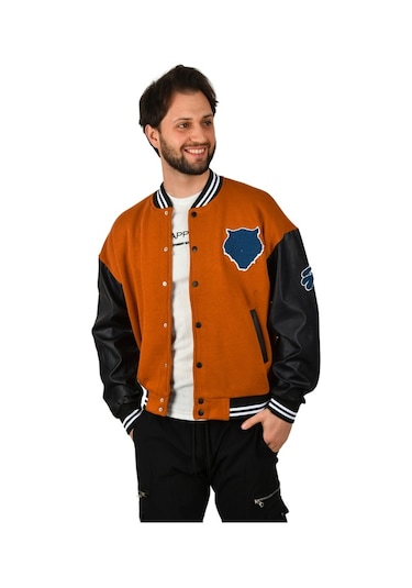 Deepsea Erkek Taba Kolej Yaka Mont 2304771 Taba