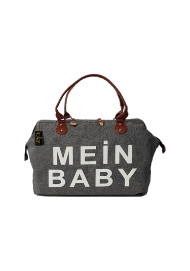 Hastane Çıkışı Anne Bebek Bakım Çantası Açık Gri