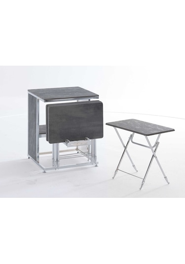 Pikma Medusa Yan Sehpa Antrasit Beton