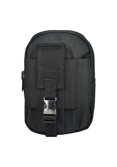 Taktikal Molle 610d Cordura Palaska Bel Çantası Siyah