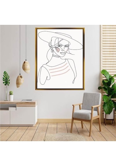 Altın Çerçeveli Tablo Lı1808
