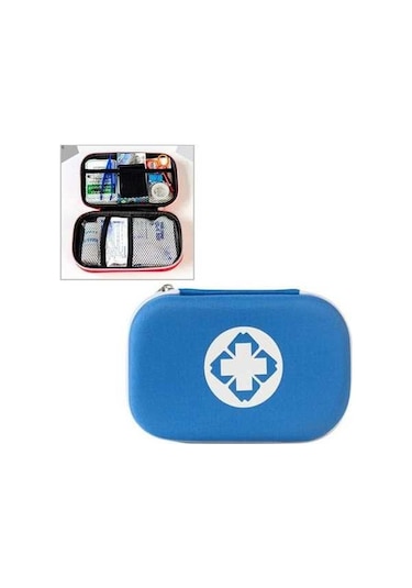 Tongxida 25'i 1 Arada Eva Taşınabilir Araba Acil Durum Kiti Mavi
