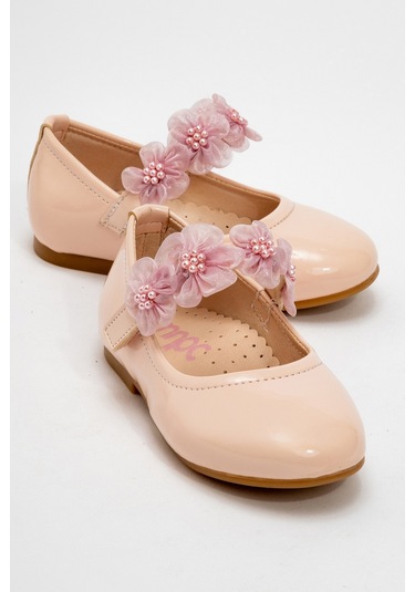 Mnpc Kız Çocuk Pudra Fashion Babet 25y1b10054173 Pudra