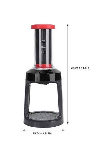 Ulzyvf Tek Seyahat Servis Mutfak Manuel Manuel Makinesi, Makinesi, Makinesi Kahve Kahve Kahve Fransız Ev El Demleme Basın Km