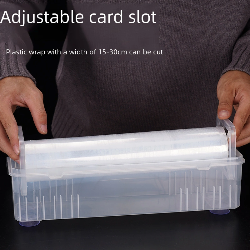 Qingmipy Yeni Model Çift Yönlü Kayar Bıçaklı Mutfak Folyo Kesici: Ev Ve Ticari Kullanım, Duvar Montajlı Saksi Tasarımı, 35.5 11.5 11.5cm Diğer