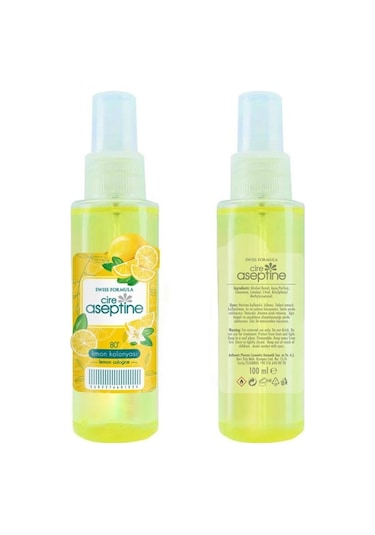 Cire Aseptine 80 Derece Limon Kolonyası Sprey 100 ML
