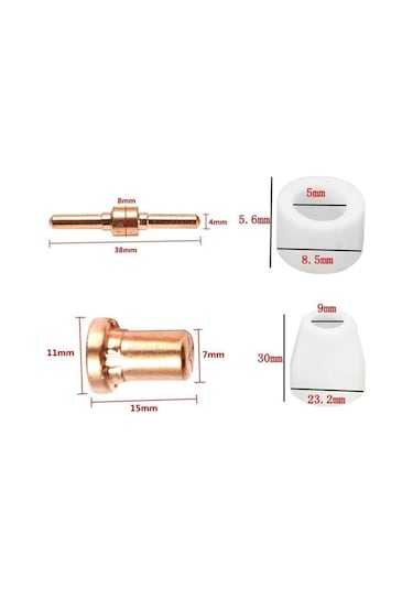 Homyl Cut40 Cut50 Kesme Meşale Parçaları Için Lg-40 75-adet
