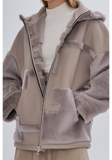 Valmenti Kadın Kürk Vizon Mont 616 6472 Bn Kurk Sk24/25 Vızon Vizon