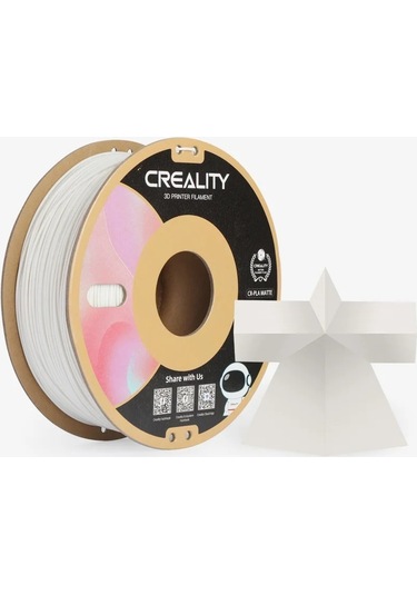 Creality Cr-pla Mat Alçı Beyazı 1.75mm Pla 3d Baskı Filamenti 1k