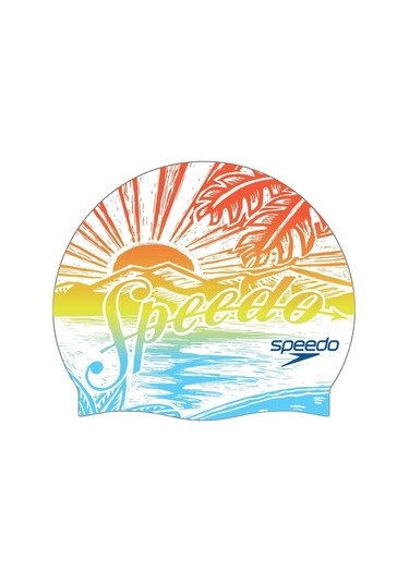 Speedo Slogan Prınted Silikon Bone 8-0838517394 Çok Renkli