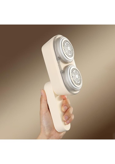 Homyl Elektrikli Lint Temizleyici Tüylenmeyi Giderir Kumaş Bej