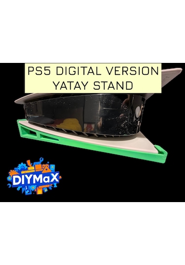 Playstation 5 Yatay Stand Logo Detaylı, Kaymaz Ve Dengeli Konsol Altlığı 1 Adet
