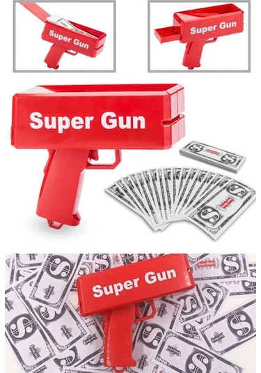 Super Money Gun - Para Saçma Tabancası