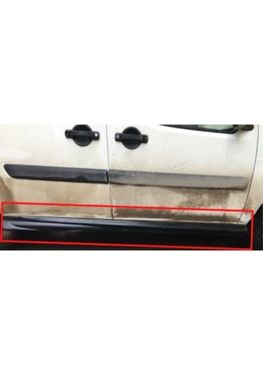 Fiat Doblo D1-d2 Kısa Şasi Marşpiyel Metal Siyah Boyalı