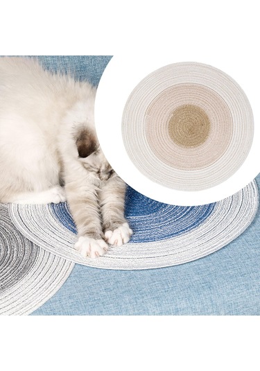 Homyl Kedi Tırmalama Mat Oynama Uyuma Taşlama Kahverengi