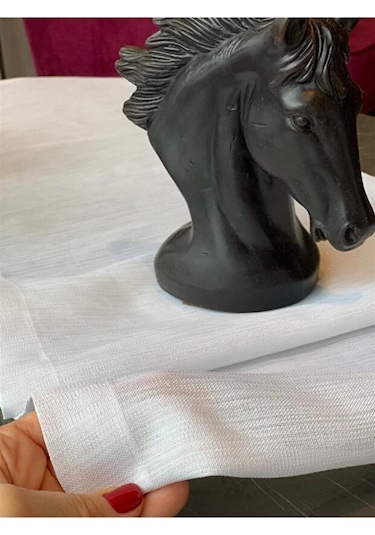Valerium Simli Kırık Beyaz Runner 40x150cm Kırık Beyaz