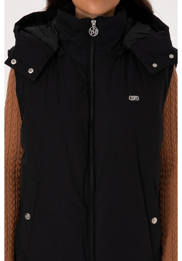 U.s. Polo Assn. Kadın Siyah Yelek Dokuma 50308613-vr046 Siyah
