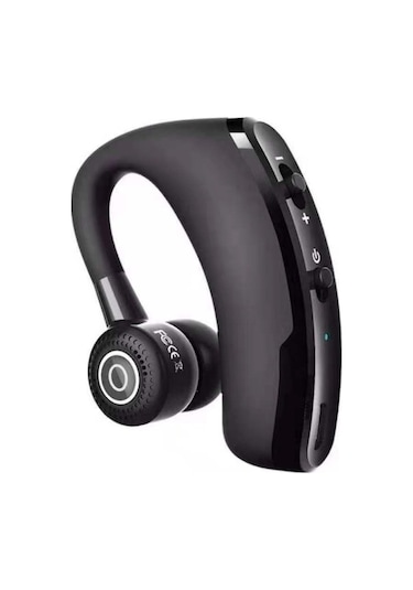 Fortunelane V9s Mavi Tek Kulaklı Bluetooth 5.0: Led Ekran, Gürültü Engelleyici, Uzun Pil