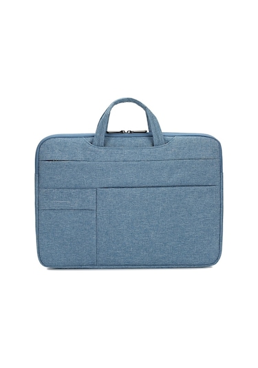 14 İnç Taşınabilir Çok Fonksiyonlu Şık Dizüstü Bilgisayar Çantası - Mavi Mavi MAVİ
