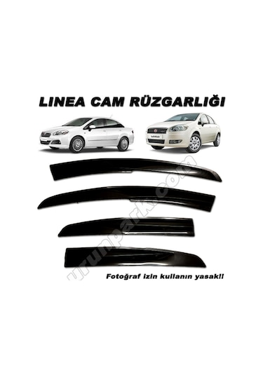 Fiat Linea Cam Rüzgarlığı Mugen Tip 4'Lü Set