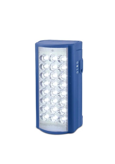 Led Işıldak 24 Ledli 80 Saat Yanan Işıldak Kamp Lambası Fener Mavi