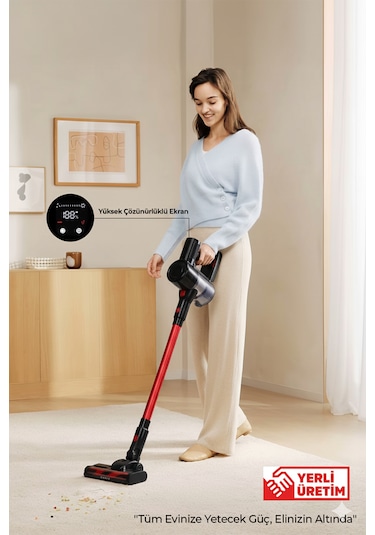 Robo Hiking Şarjlı Dikey Süpürge