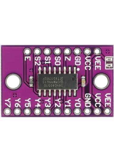 74Hc4051 Modül 8 Kanal Analog Dijital Anahtar Çoklayıcı Seçici
