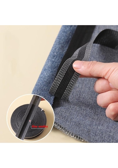 Siyah 1/3/5 M Kendinden Yapışkanlı Pantolon Yapıştırın Dıy Demir On Pantolon Kenar Kısaltma Pantolon Jean Giyim Cırt Bant 55001327