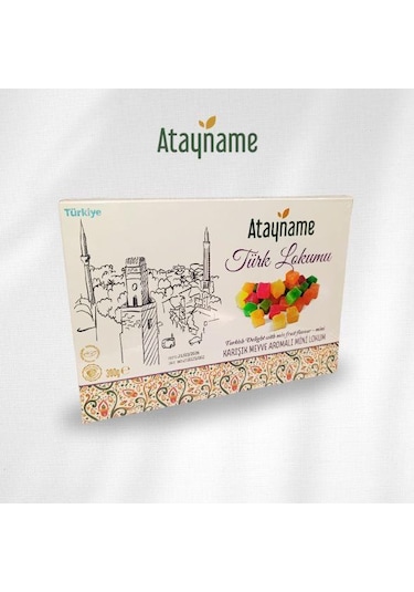 Atayname Karışık Meyve Aromalı Mini Lokum 300 G